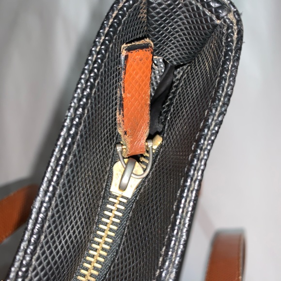 vintage BOTTEGA VENETA oversized zip top TOTE BAG - Picture 9 of 14